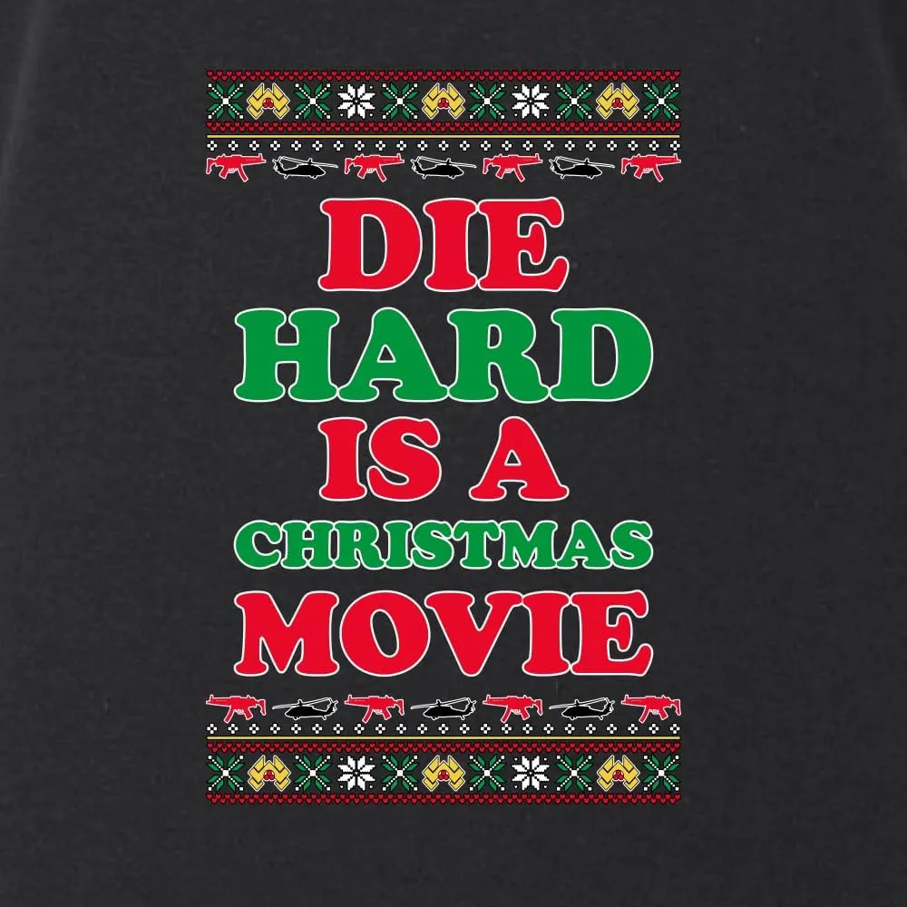 Die Hard is a Christmas Movie Classic McClane Nakatomi Ugly Christmas Womens Graphic T-Shirt
