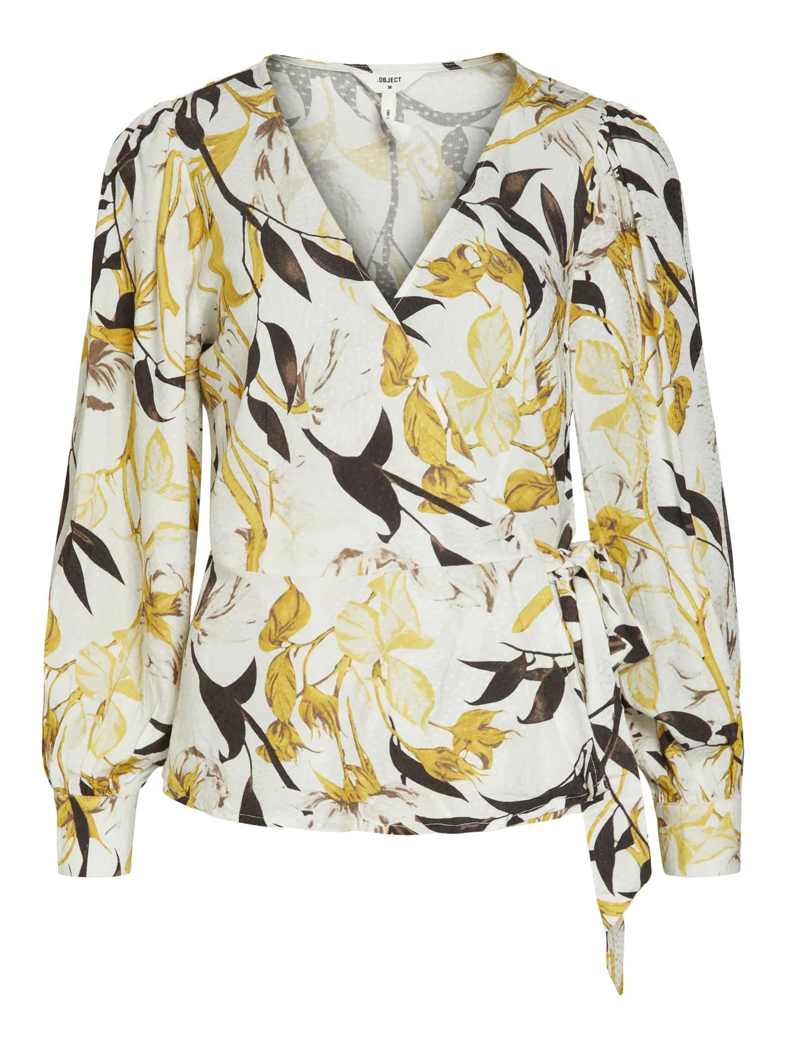 Dina Wrap Top (Cloud Dancer)