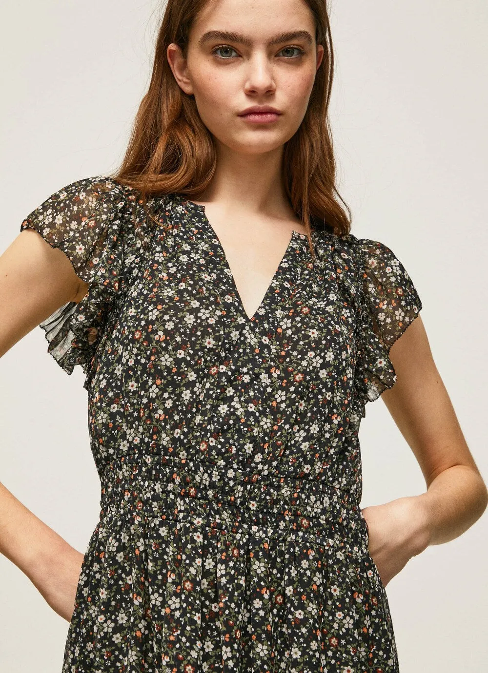 Dress Pepe Jeans AIKO, brown