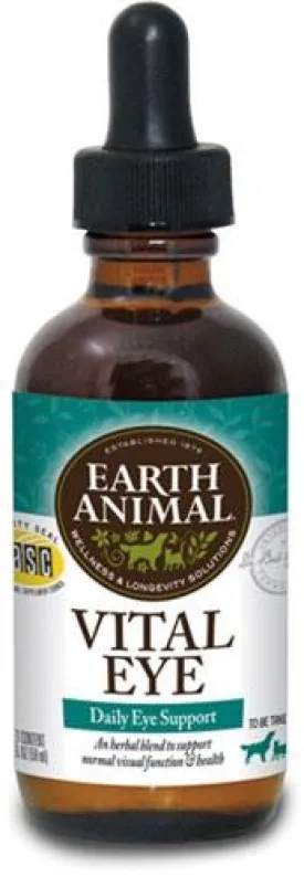 Earth Animal Vital-Eye 2oz - Vital-Eye Daily Eye Support for Dogs & Cats
