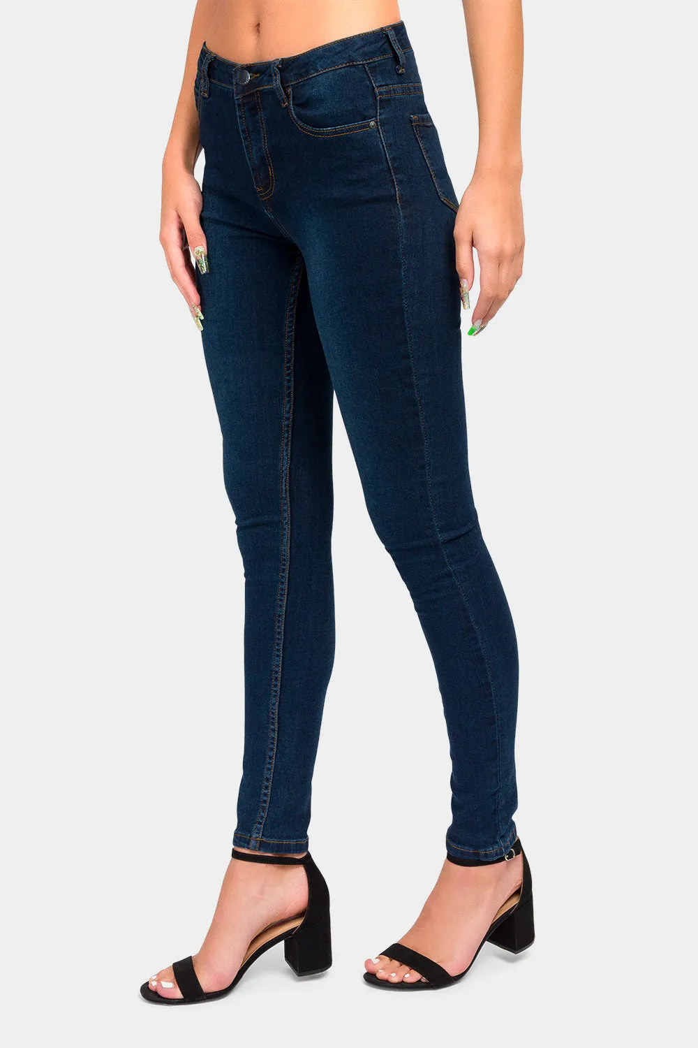 Essential High Rise Stretch Skinny Jeans