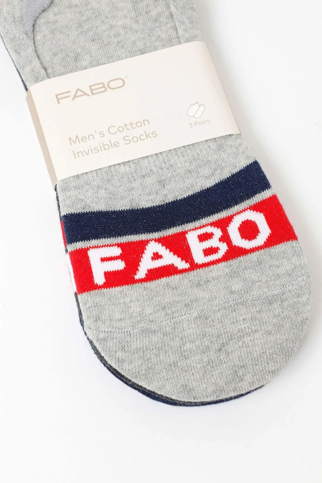 FABO MEN'S INVISIBLE SOCKS 3PAIRS 1061