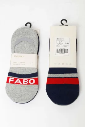 FABO MEN'S INVISIBLE SOCKS 3PAIRS 1061