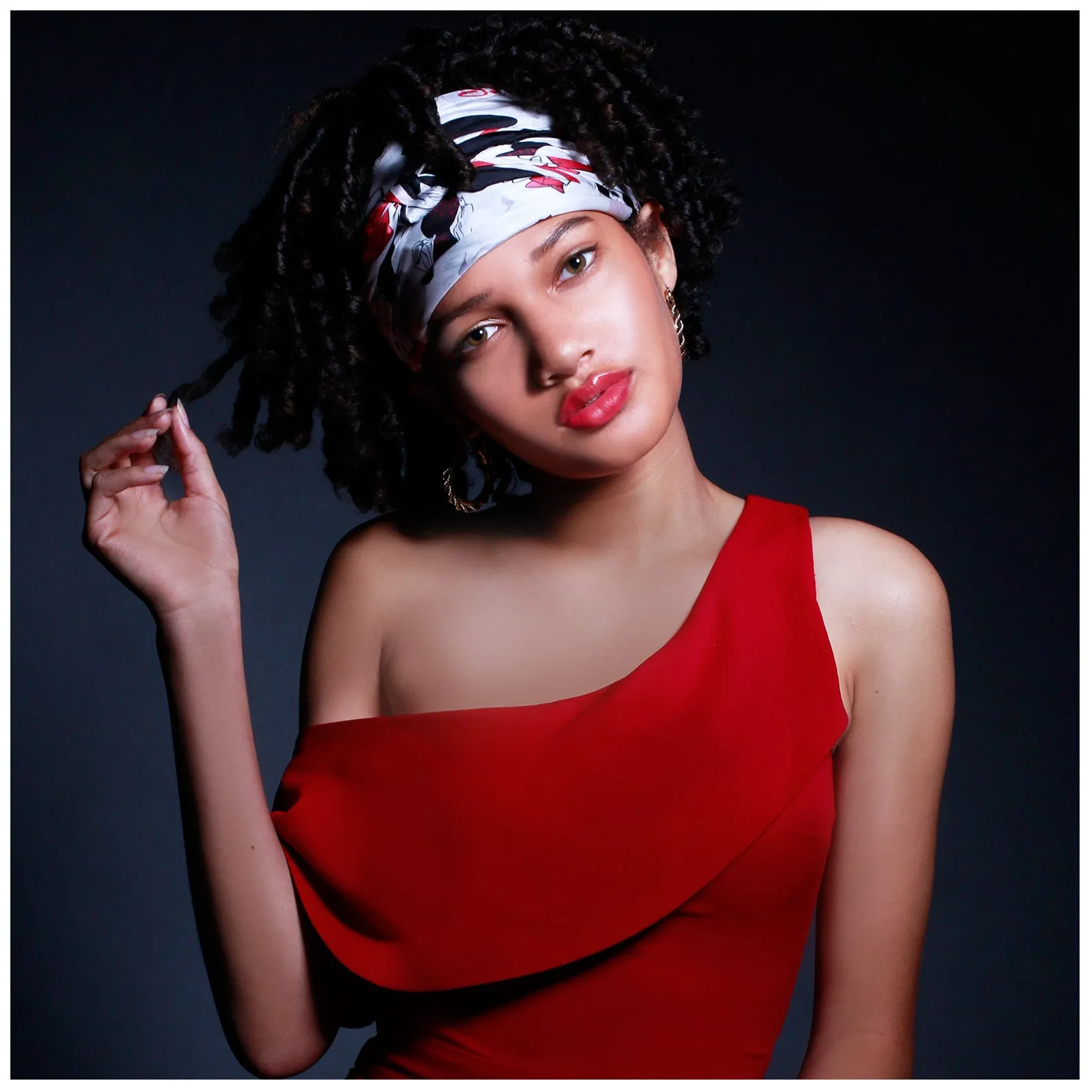 Fashionista Square Silk Scarf