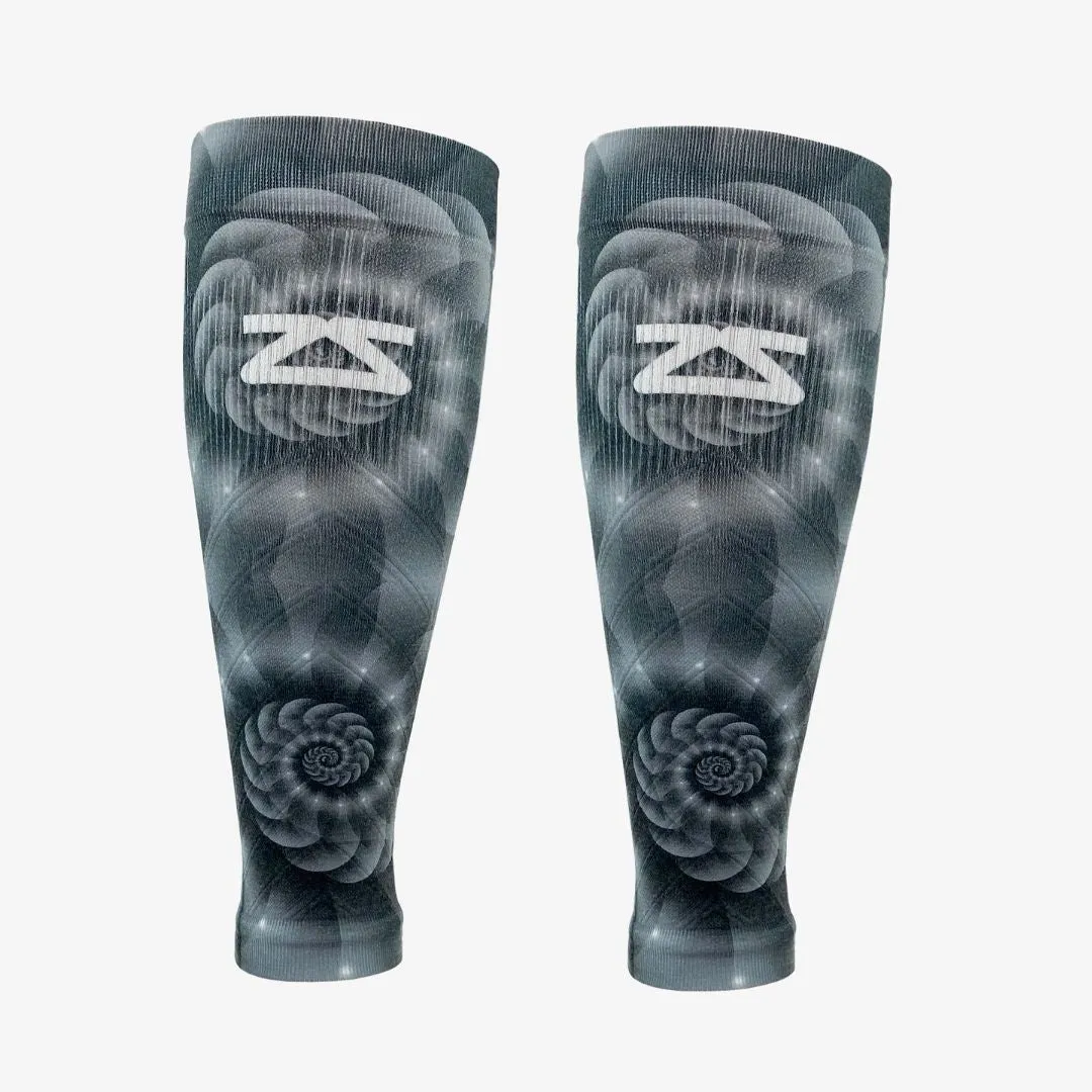 Fibonacci Spiral Compression Leg Sleeves