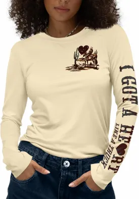 Flafens Long Sleeve T Shirts for Women - Crewneck Womens Graphic Tees Cotton Cute Cool Tshirts Teens Girls Girly