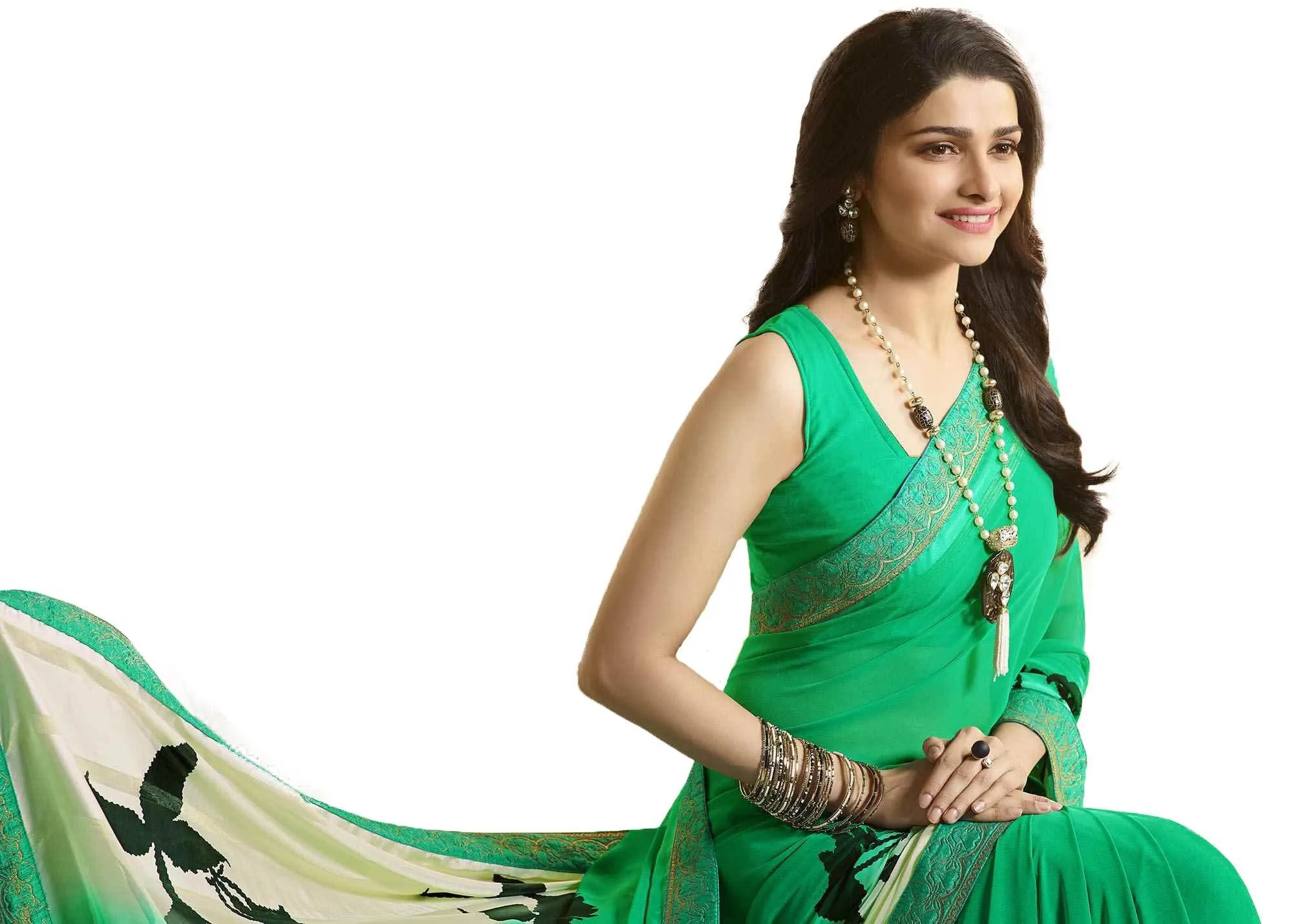 Floral Printed Georgette Saree