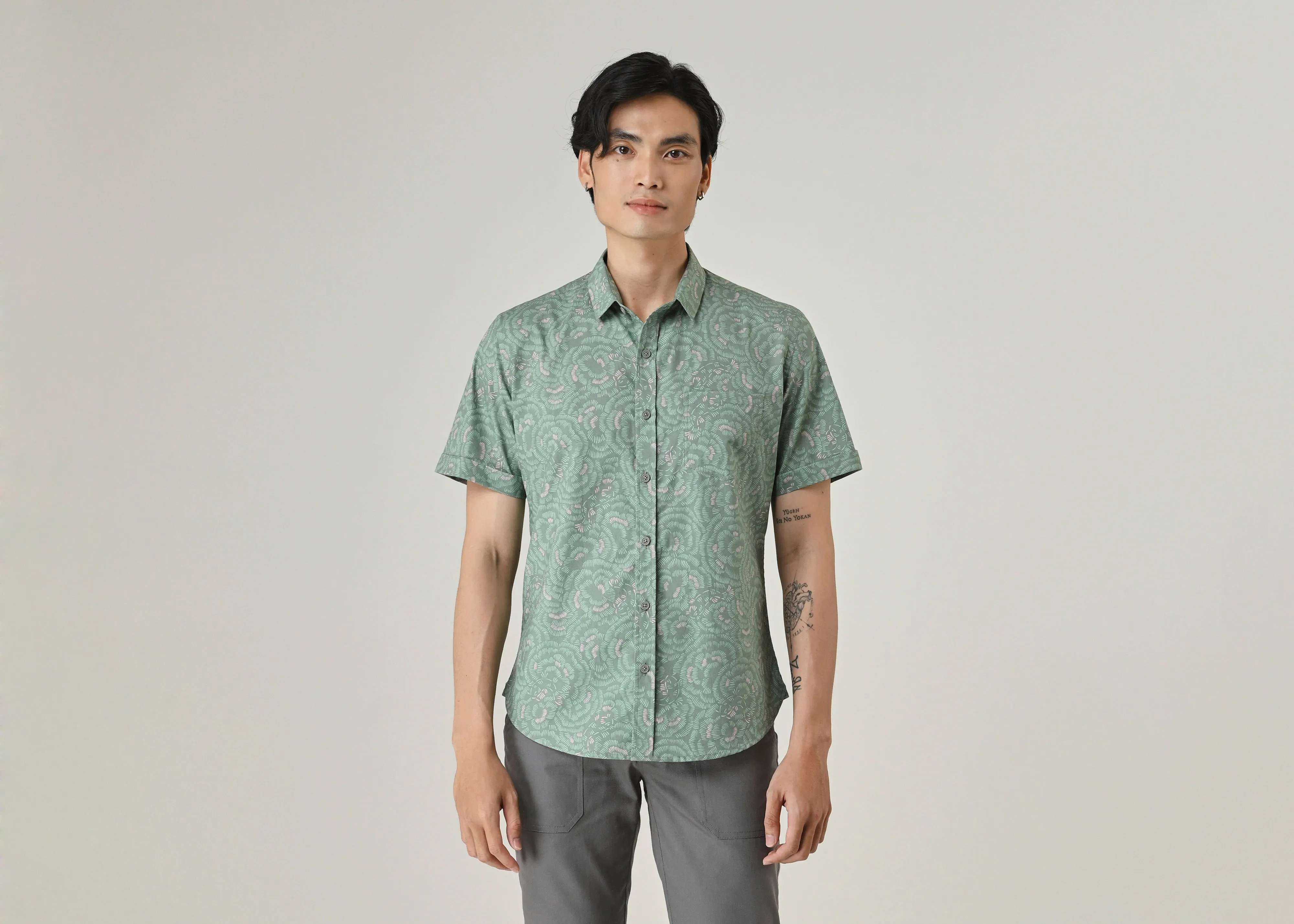 FRANGIPANI - PEONY KOI OLIVE