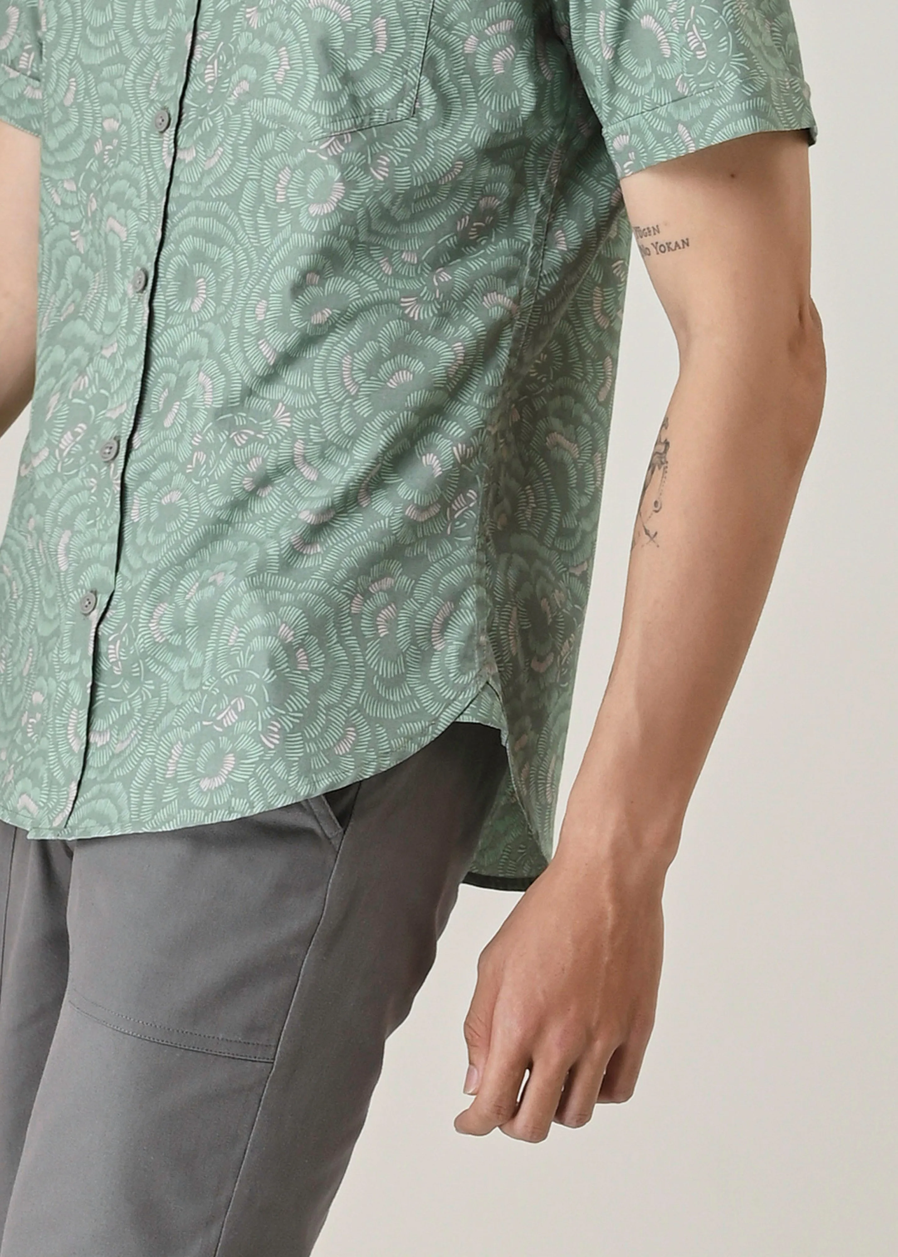 FRANGIPANI - PEONY KOI OLIVE