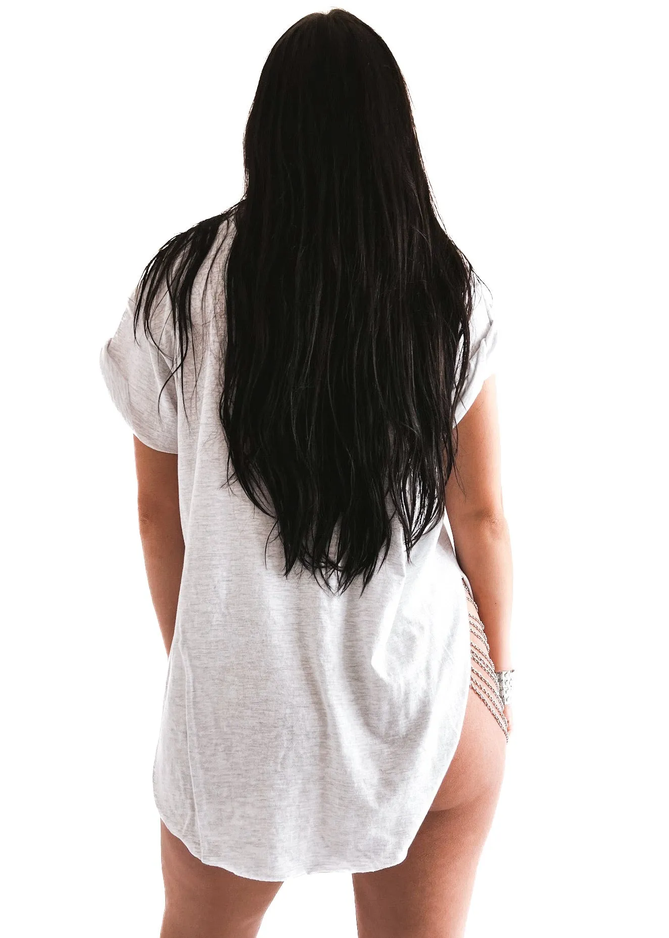 FROM THE SHADOWS I ROAR SIDE SLIT TEE
