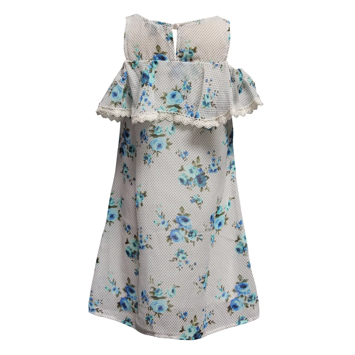 Girls Flutter Sleeve Dress