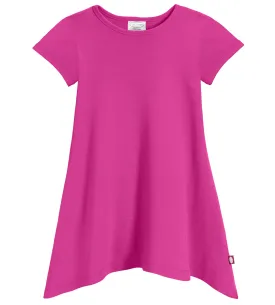 Girls Soft Cotton Jersey Short Sleeve Shark Bite Tunic