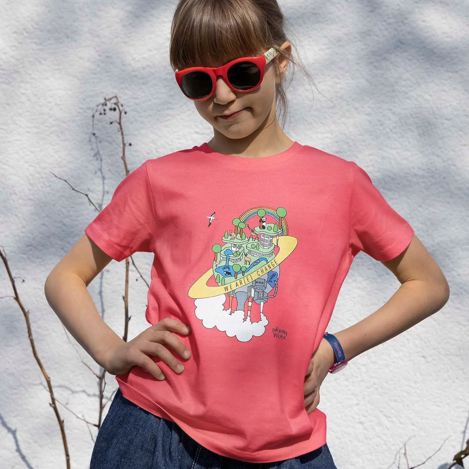 Grafische T-shirts voor jongens en meisjes - Earth Day Print