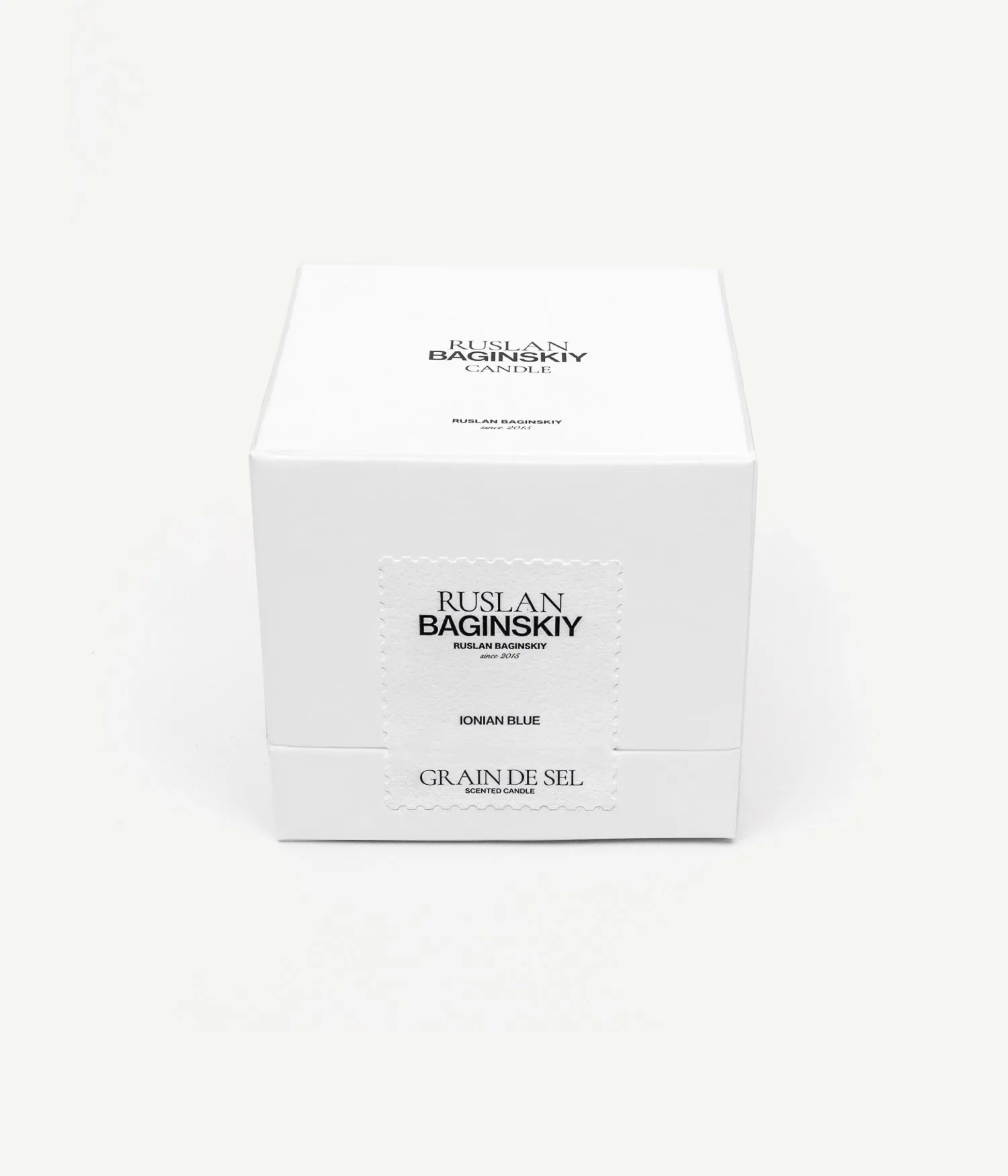 GRAIN DE SEL Scented Candle in Black Sea
