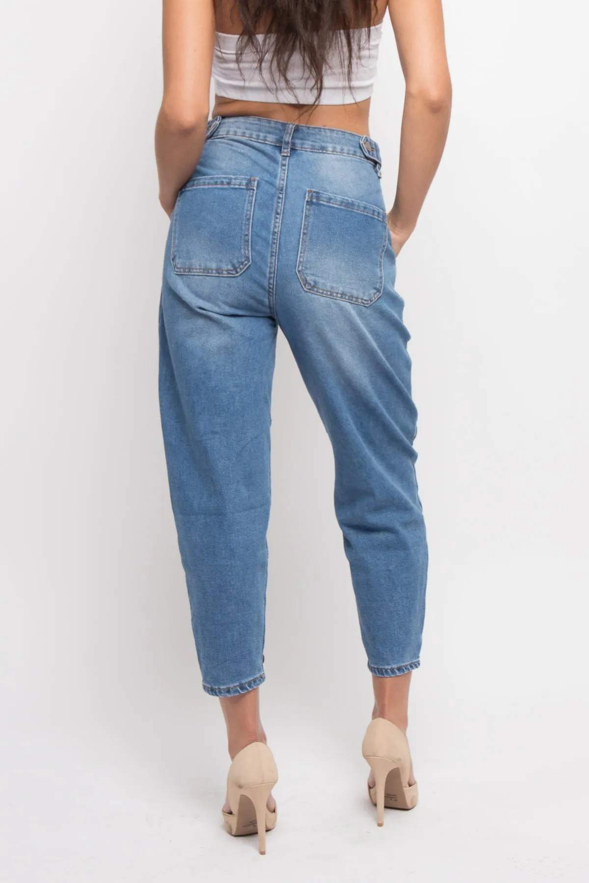 High Rise Slouchy Jeans