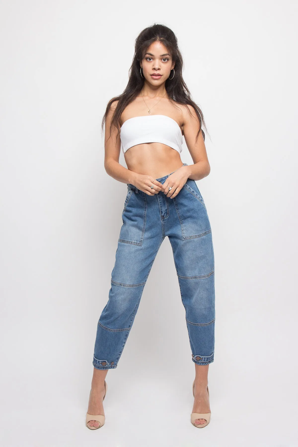 High Rise Slouchy Jeans
