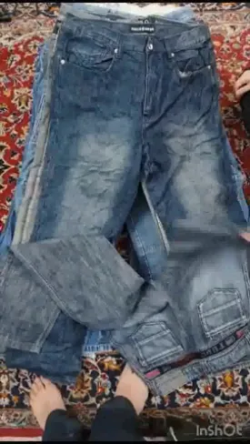 Hip Hop Jeans Embroidered Baggy Mix 50 Pieces