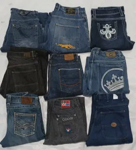 Hiphop jeans  ecko, southpole, rockrevival, pepe, embroidered, coogi and embroidery jeans