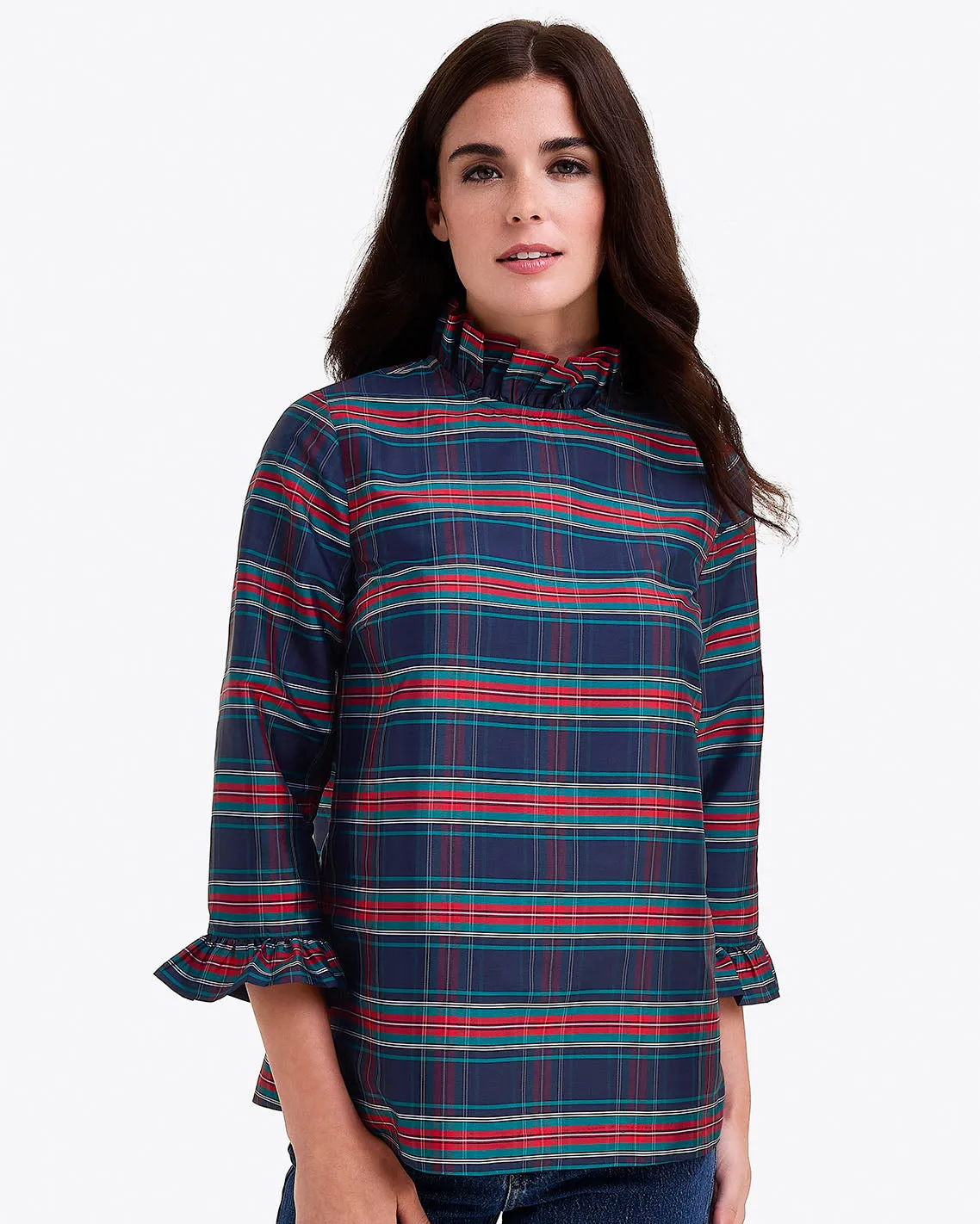 Ingrid Top in Taffeta