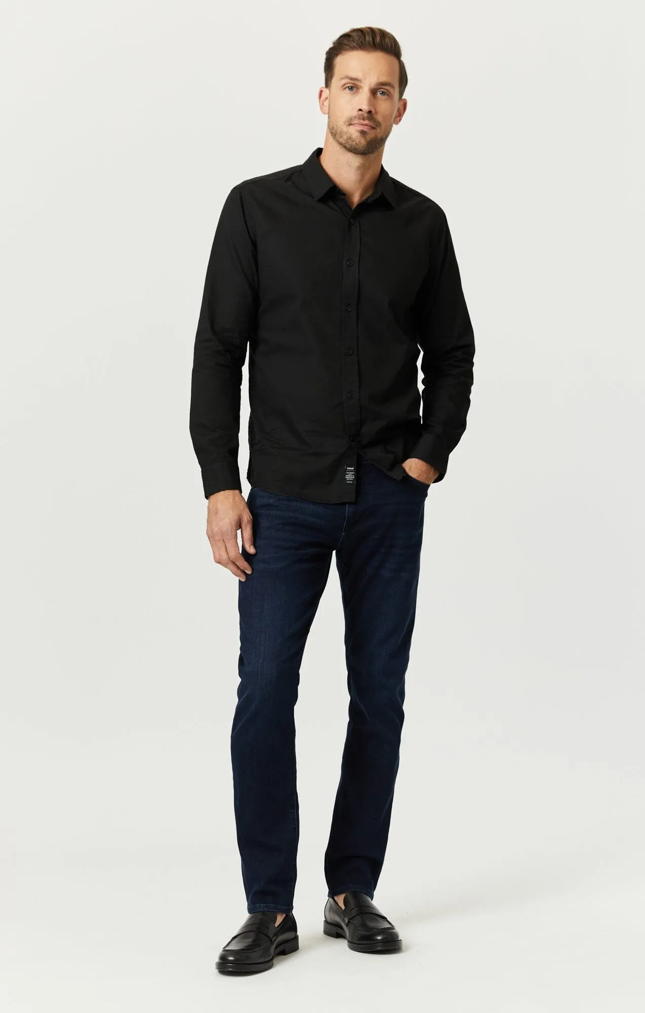JAKE SLIM LEG IN INDIGO SUPERMOVE
