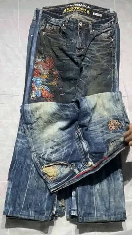 Japanese jean embroidered