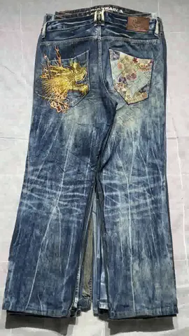 Japanese jean embroidered
