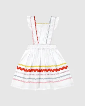 Jolie Dress - White Ric Rac