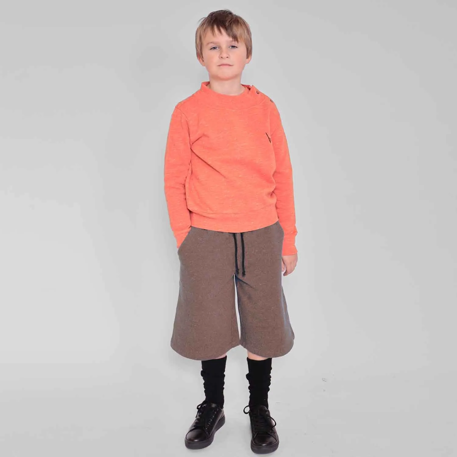 Kastanje Bermuda Shorts voor Jongens en Meisjes