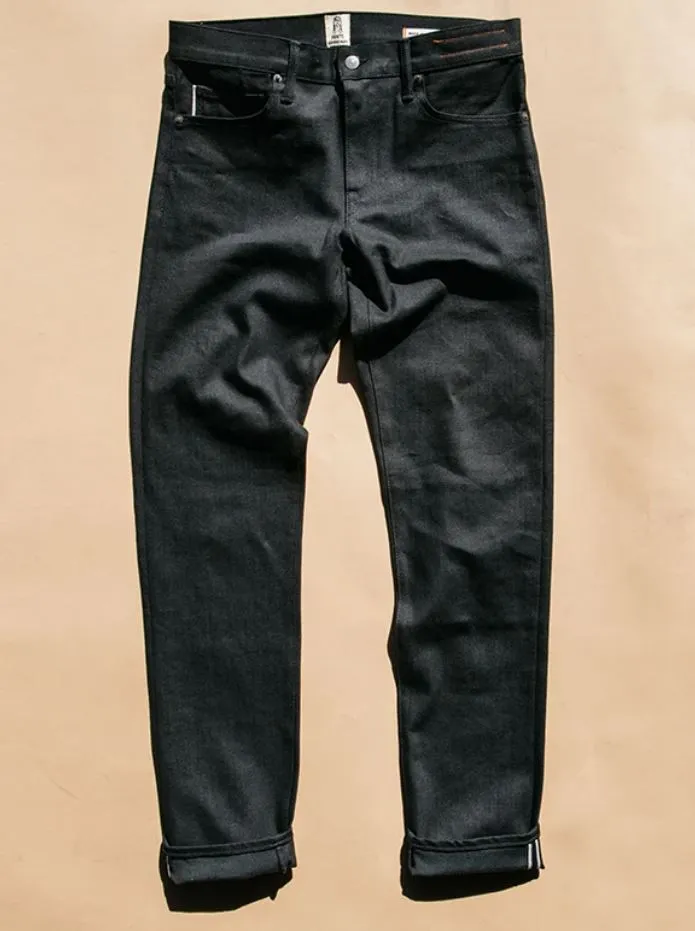 Kato CORE - The Scissors Slim Tapered 10.5 oz Denim - Black Raw