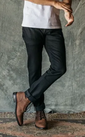 Kato CORE - The Scissors Slim Tapered 10.5 oz Denim - Black Raw