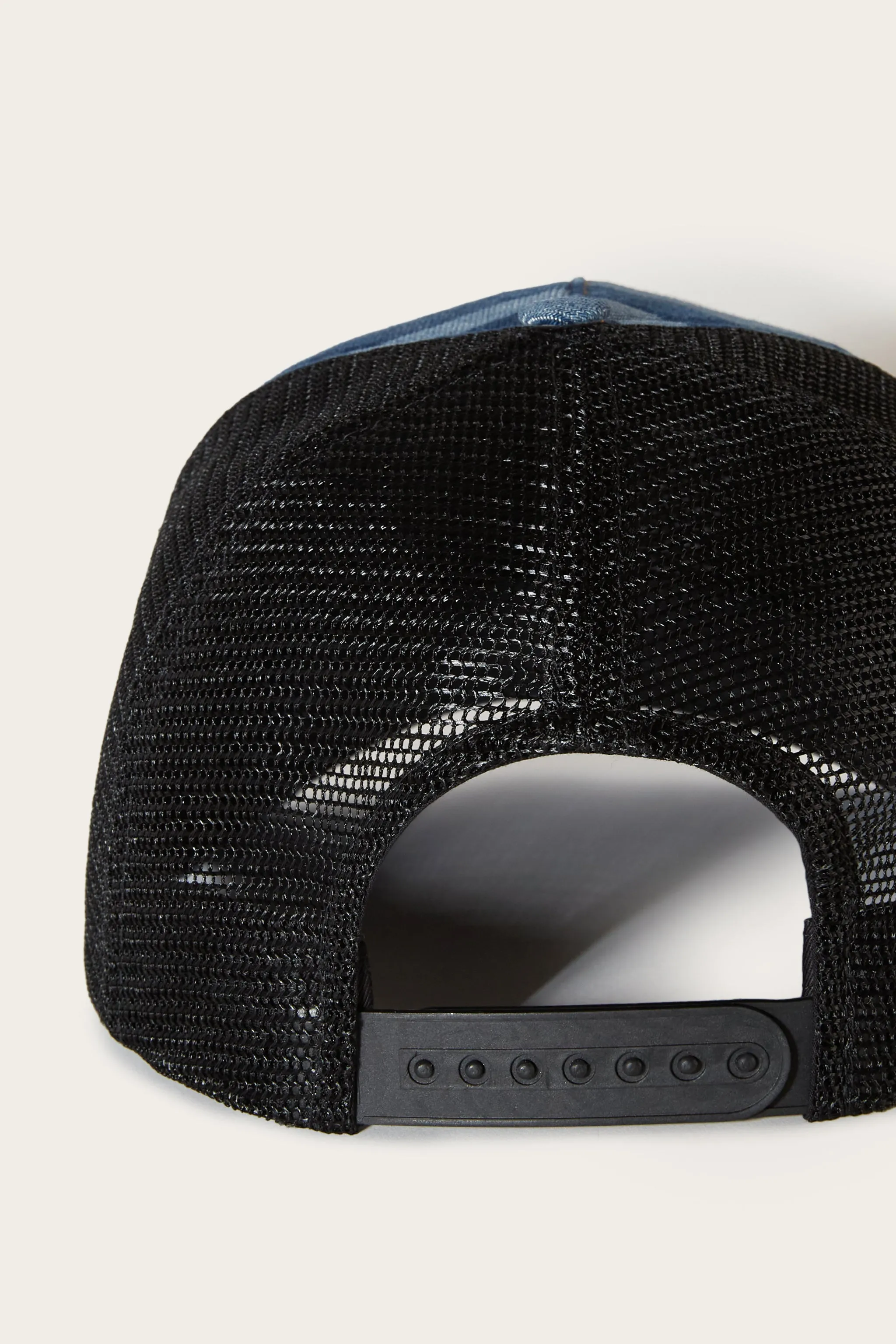 Marmo-Print Denim Trucker Hat