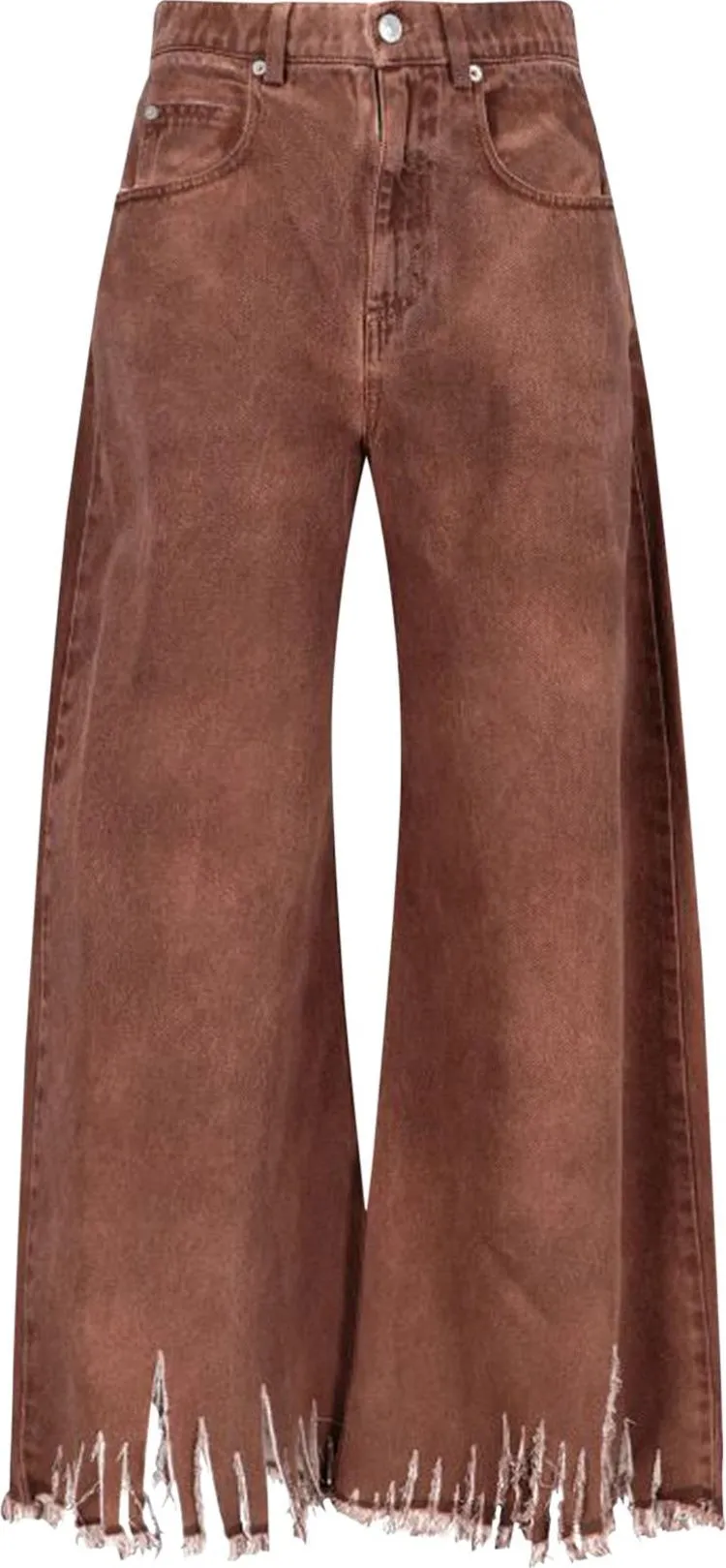 Marni Frayed Jeans 'Earth Of Siena', brown