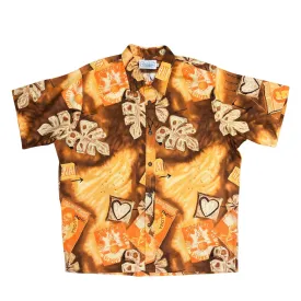 Men's Cardigan Cotton Shirt - Pacifica Brown