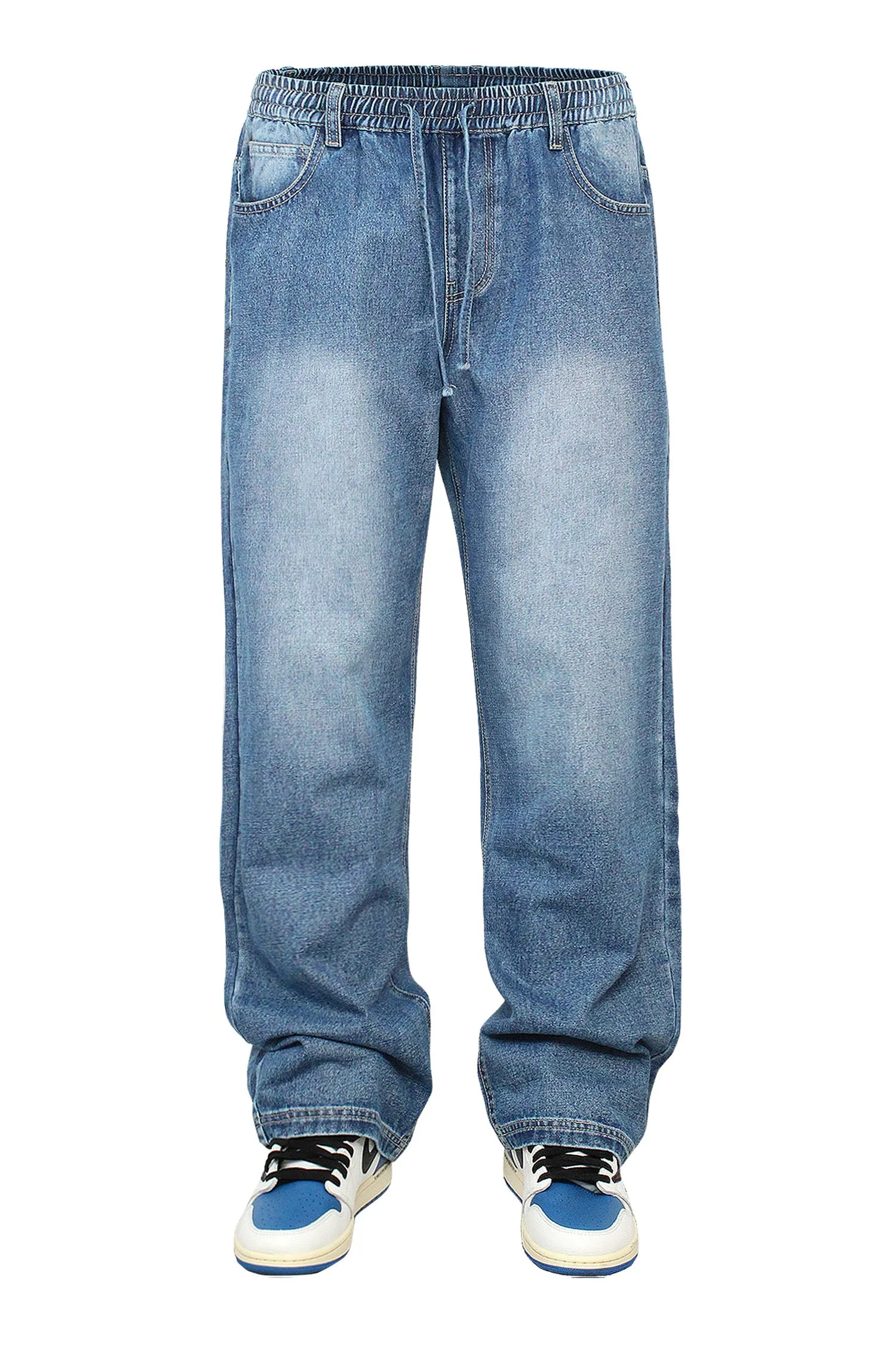 Men's Essential Baggy Denim Jogger Jeans