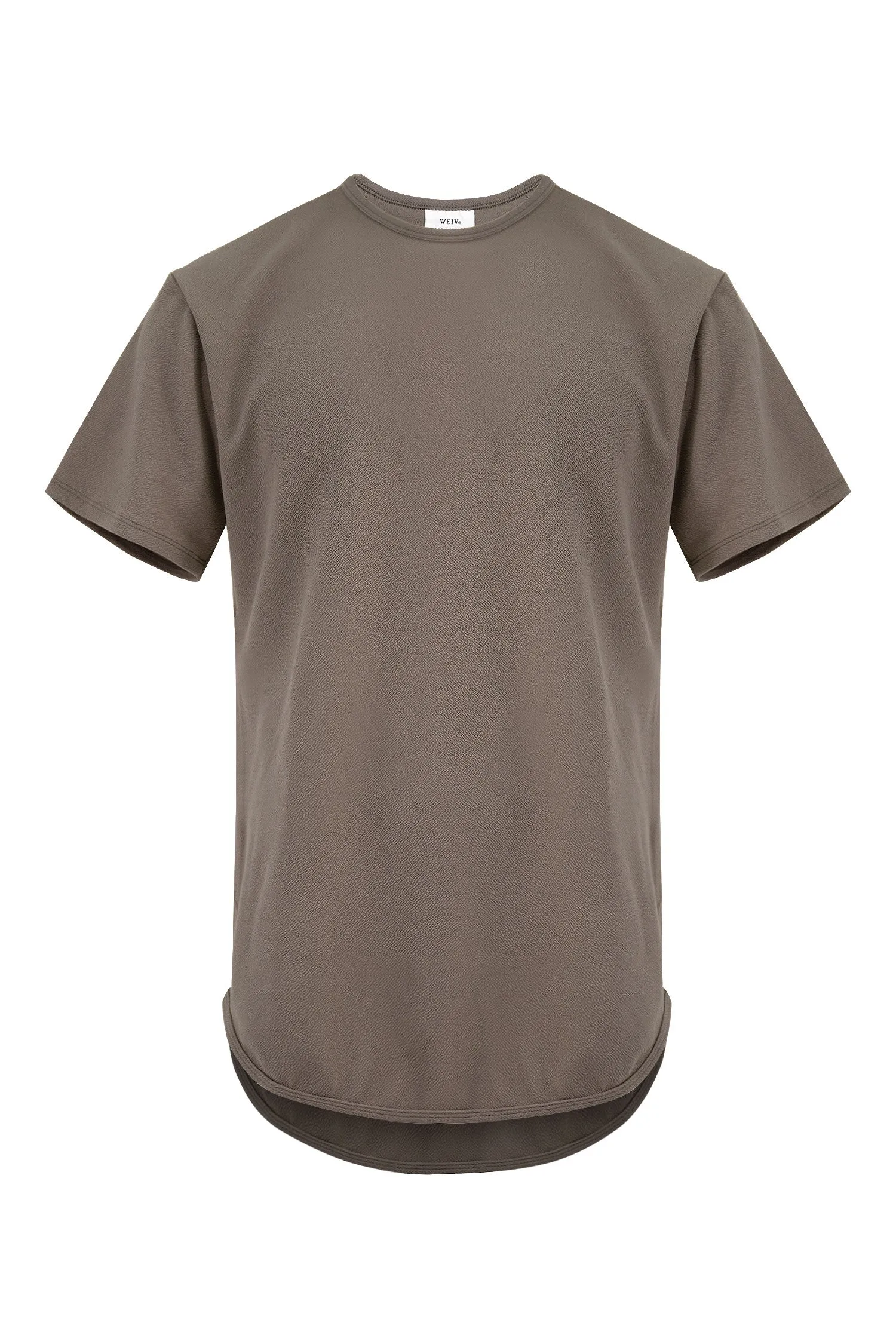 Men's Essential Scallop Round Hem T-Shirt