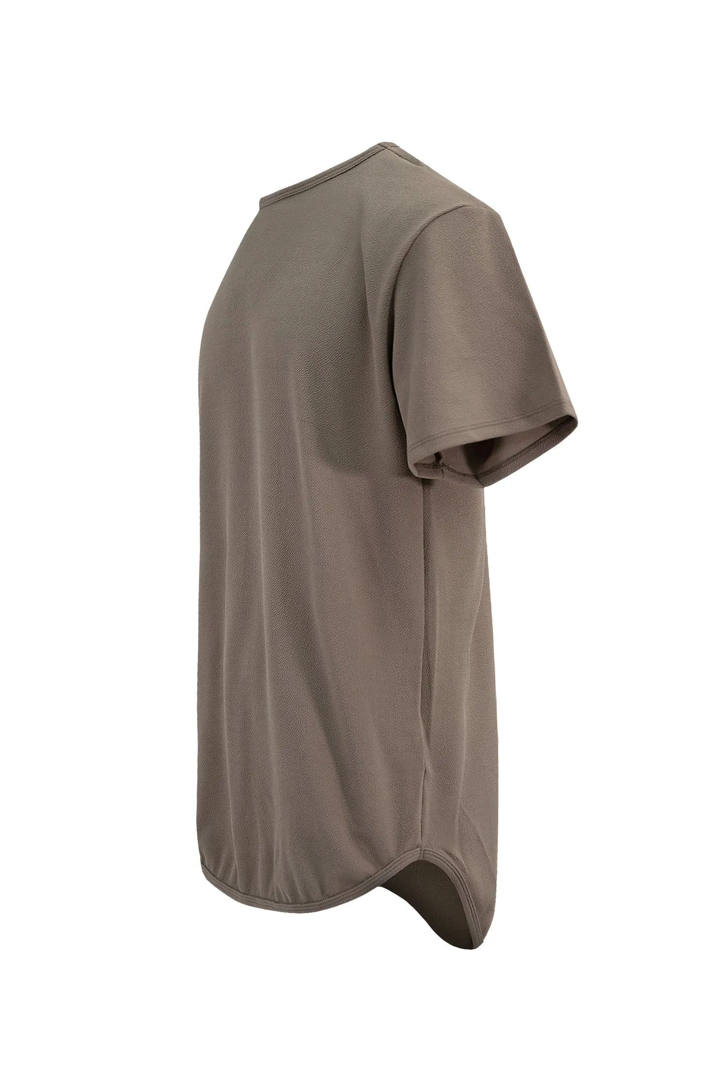 Men's Essential Scallop Round Hem T-Shirt