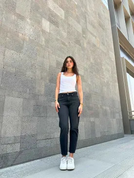 Mom-Fit - Charcoal Black.