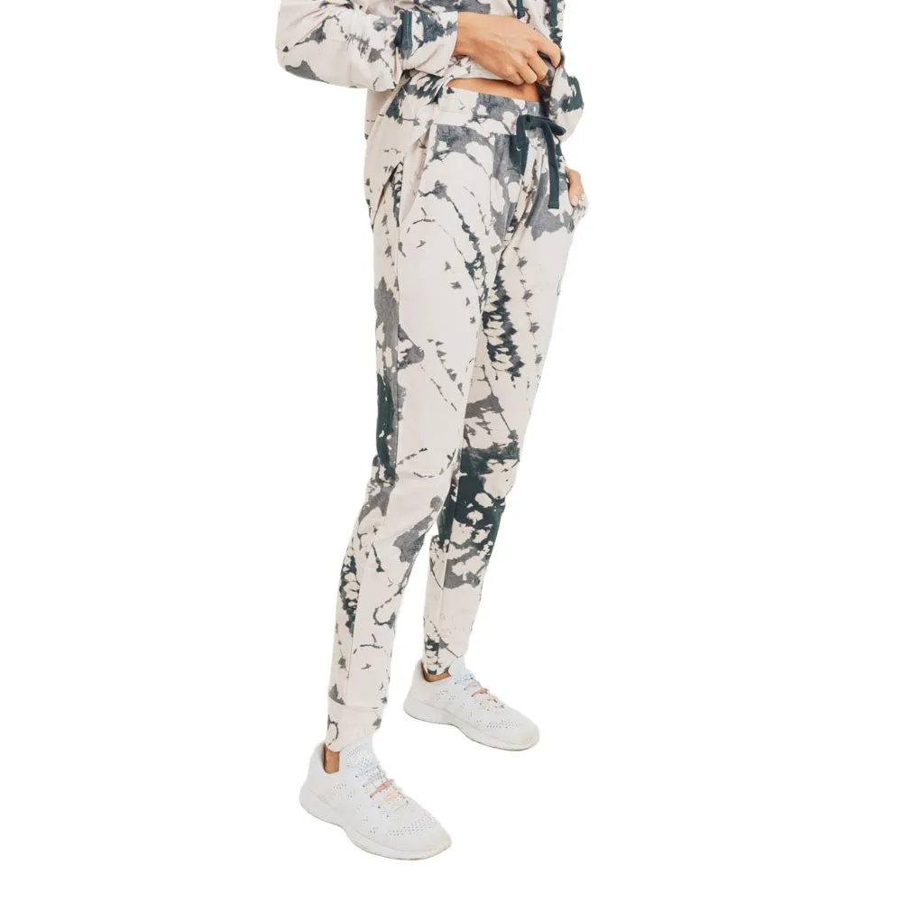 Mono B Cloudy Tie Dye Sweat Pant KP11545