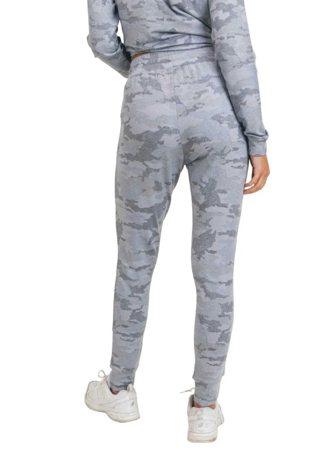Mono B Light Camo Joggers with Drawstrings KP-A1052