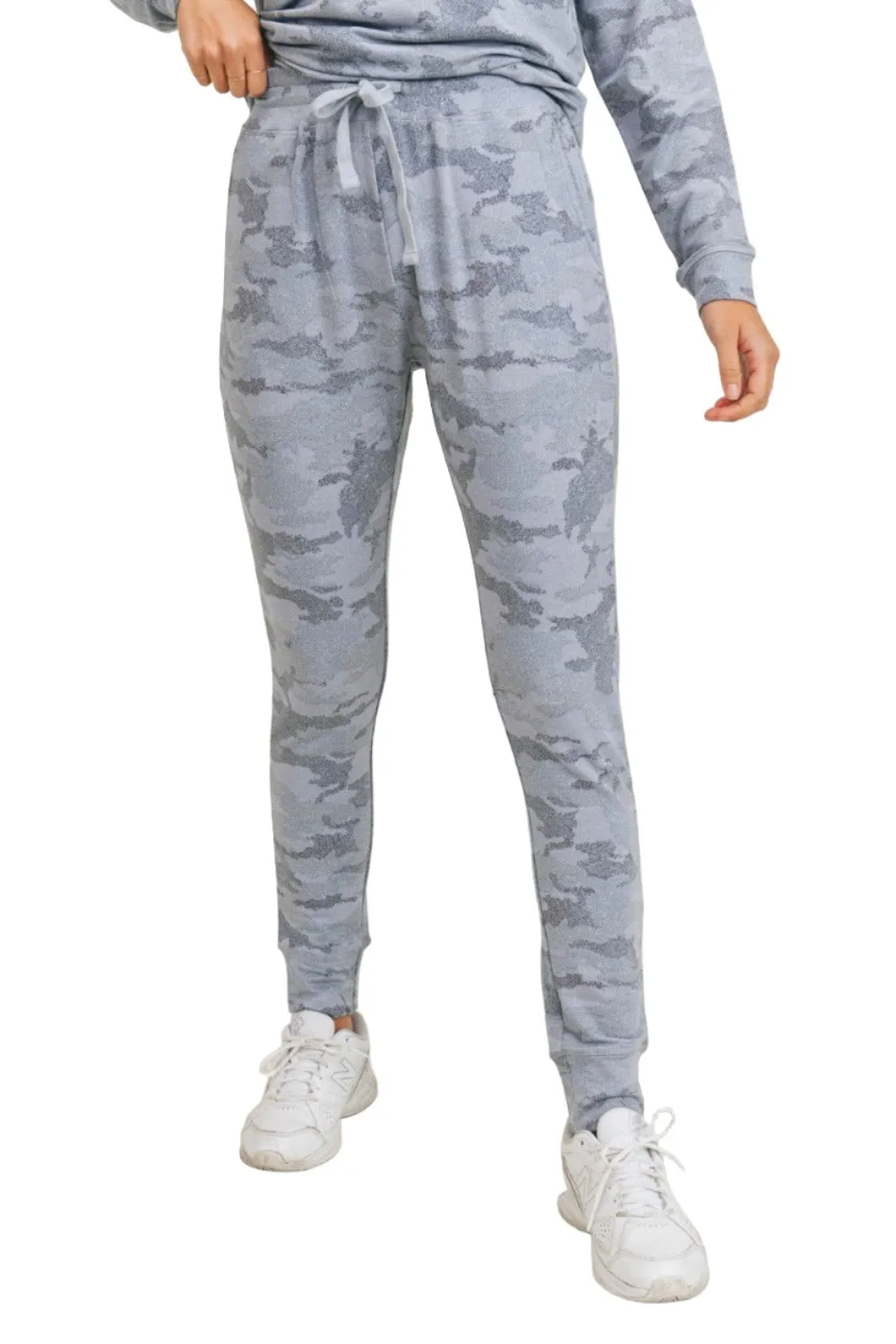 Mono B Light Camo Joggers with Drawstrings KP-A1052