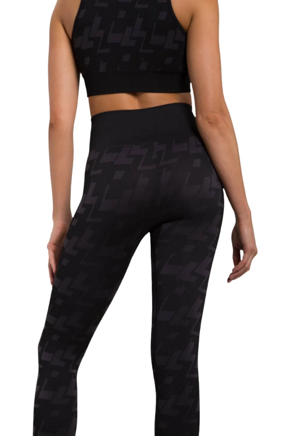 Mono B Seamless Geometric Print Leggings APH-A09101
