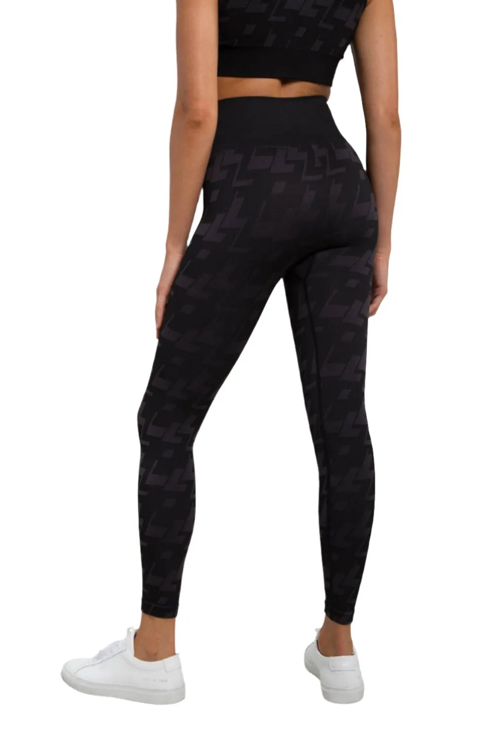 Mono B Seamless Geometric Print Leggings APH-A09101