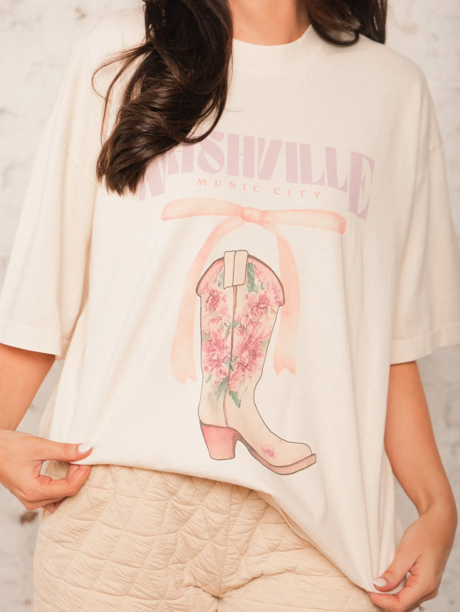 Nashville Boot & Bow Tee
