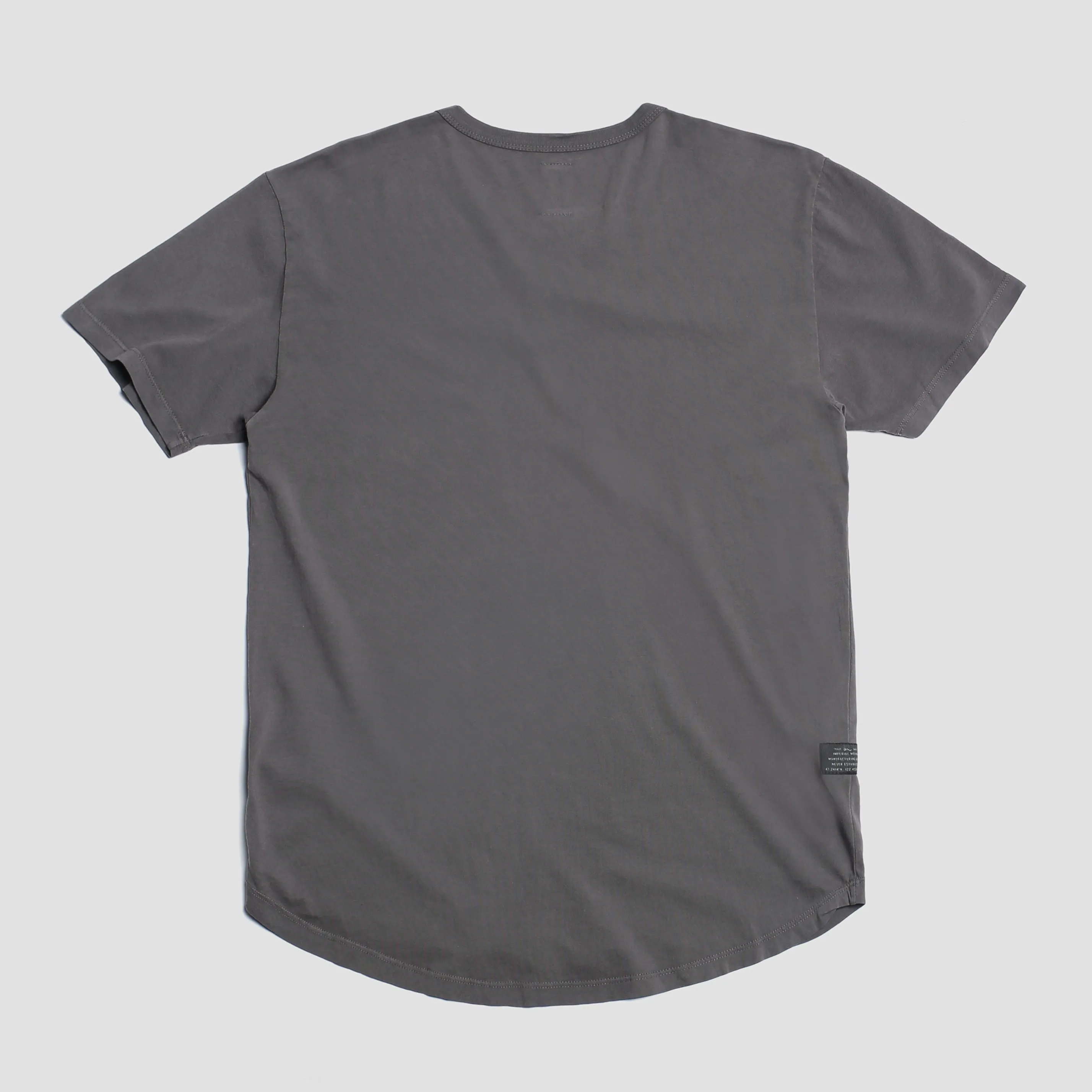 Natural Premium Scoop T-Shirt Iron Grey