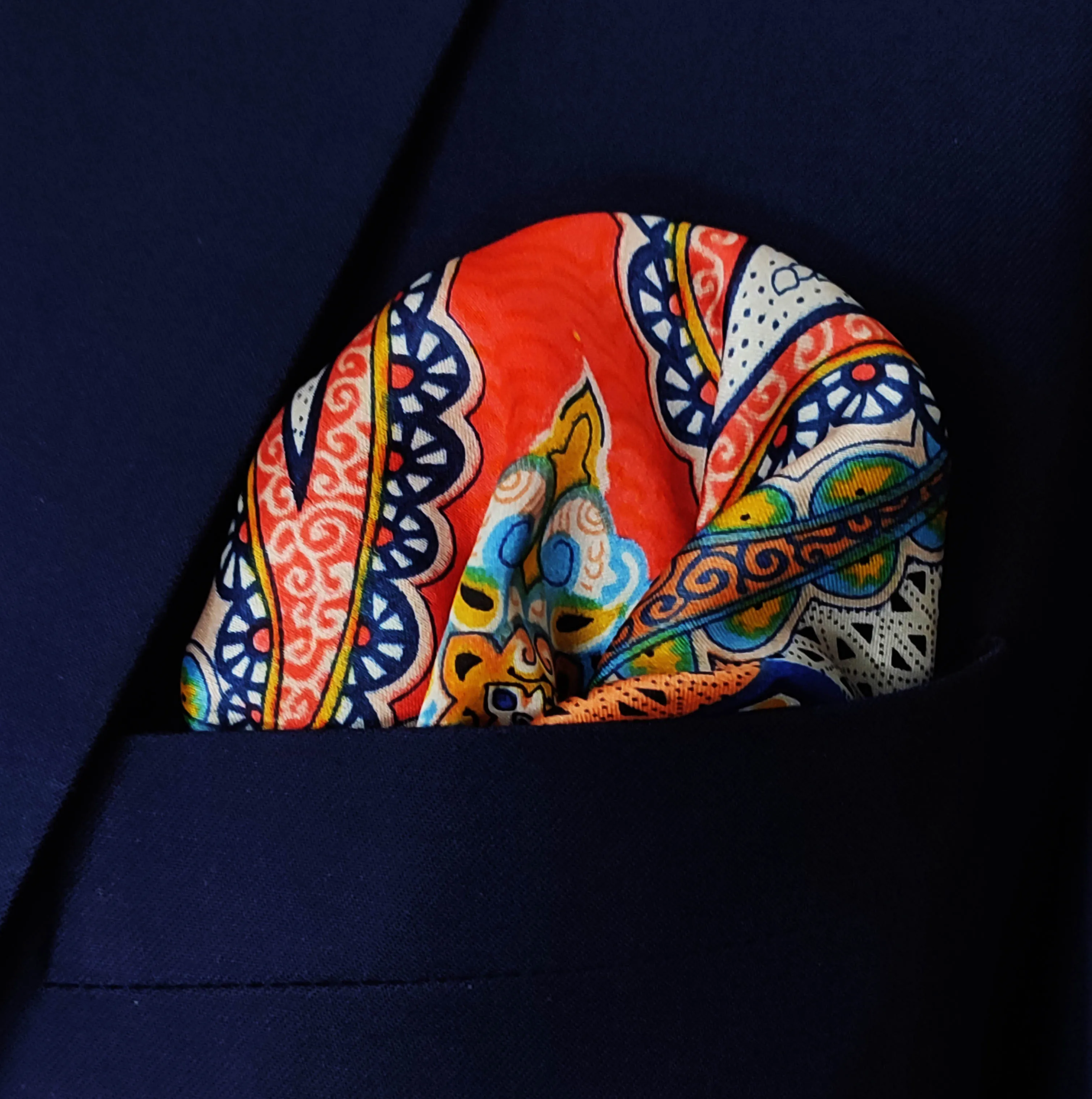 Paisley Art Show Silk Pocket Squares