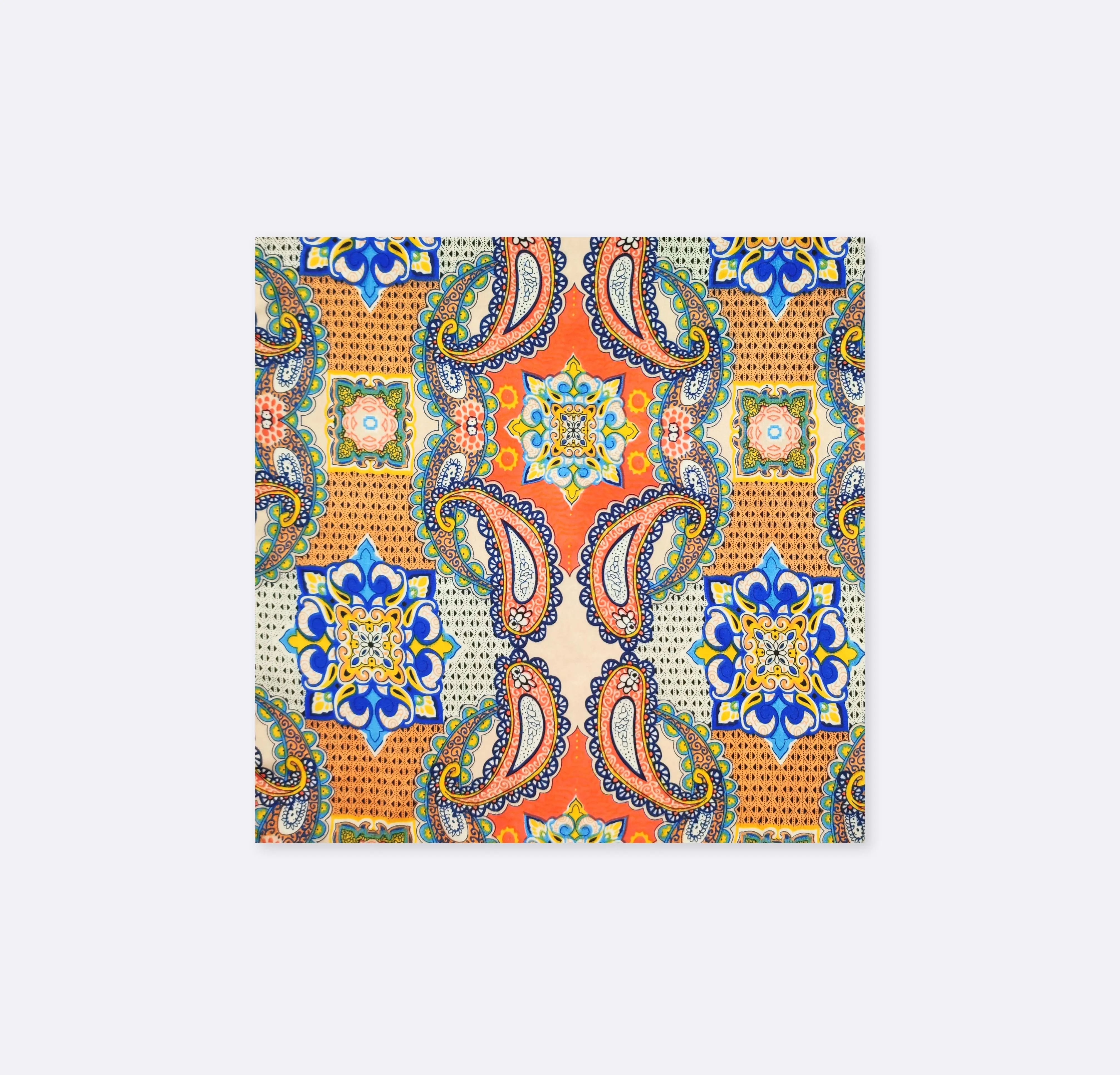 Paisley Art Show Silk Pocket Squares