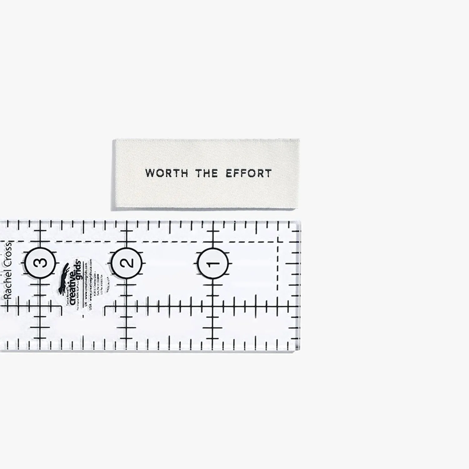 "WORTH THE EFFORT" V.2 Woven Label Pack - Kylie And The Machine