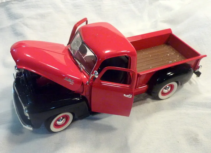 Red Truck Christmas decor, 10 inch Diecast truck decor, Christmas Truck decorations