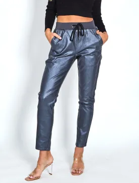 Riley Stretch Jogger Wax Look