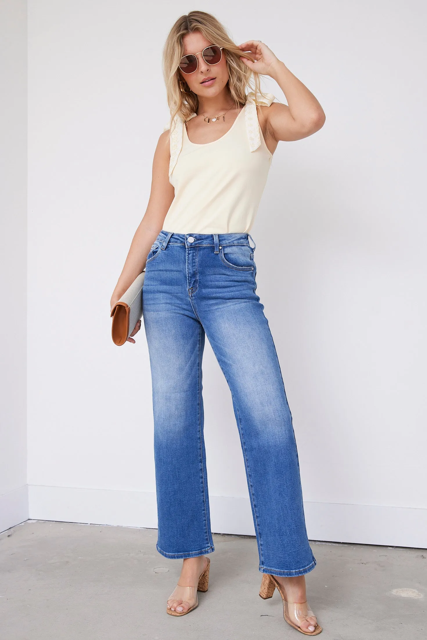 SALE - Porter Risen High Rise Relaxed Straight Jean